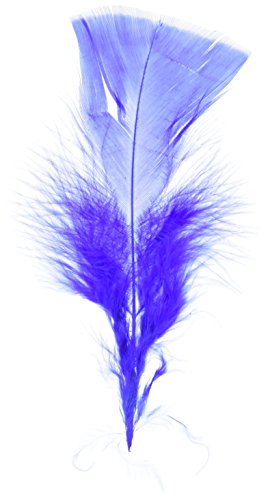 Touch of Nature Turkey Flat Feathers 14GM 4-6" Royal Blue 1pkg