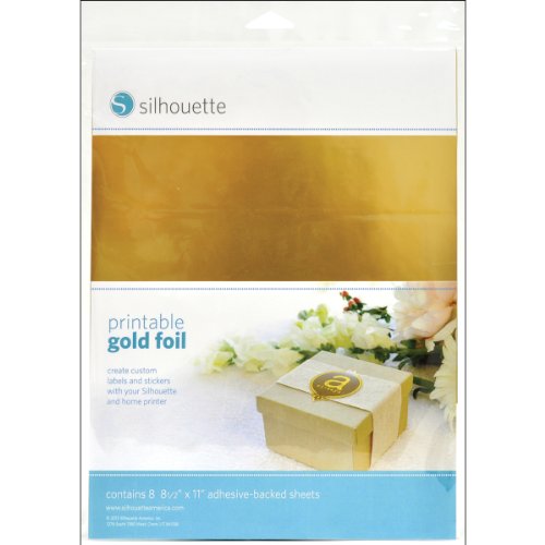 Silhouette Printable Gold Foil
