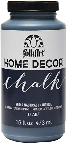 FolkArt, Nautical 36045 Home Decor Chalk Acrylic Paint, 16 oz, 16 Ounce, 16 Fl Oz, (Pack of 1)