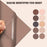 Tintnut Skin Tone Heat Transfer Vinyl - 10 Sheets Bundle 10x12 Inch Cream Barely Beige Iron on Vinyl Brown Tan HTV Vinyl Craft Cutter DIY T-Shirts Clothing Bags for Cricut Silhouette Cameo