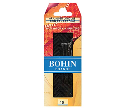 Bohin Bead/Applique Needles, Size 10, 15 Per Package