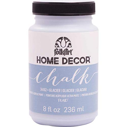 FolkArt Home Decor Chalk Furniture & Craft Paint in Assorted Colors, 8 ounce, Glacier