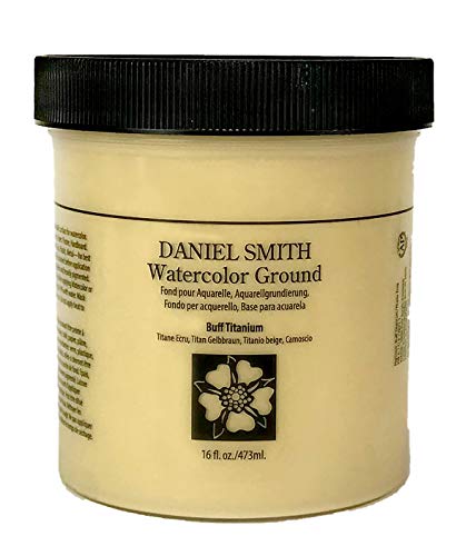 Daniel Smith Watercolor Ground 16oz Jar, Buff Titanium, 284055003, 1-Pint