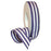 Morex Ribbon Polyester Grosgrain Striped Decorative Ribbon, 20 Yard", Lavender, 7/8 in