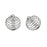 JIALEEY Spiral Bead Cages Pendants, 100 PCs 14x19mm Silver Plated Stone Holder Necklace Cage Pendants Findings for Jewelry Making and Crafting