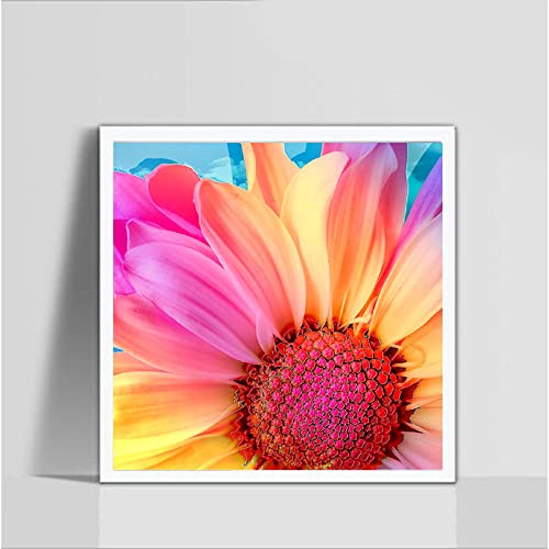 KTHOFCY 5D DIY Diamond Painting Kits for Adults Kids Gerbera Flower Full Drill Embroidery Cross Stitch Crystal Rhinestone Paintings Pictures Arts Wall Decor Painting Dots Kits 11.8X11.8 in