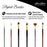 Silver Brush Limited 7110 Renaissance Cats Tongue Brush for Watercolor and Oil, Size 12, Long Handle