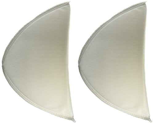 Dritz 53075-9 Shoulder Pads, Covered Set-in Tri-Point, 1/2-Inch, White