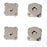 20 Sets Magnetic Snaps Button for Purse Handbag Wallet Overcoat Bag 19 mm Silver Fasteners Snap Buttons (19mm)
