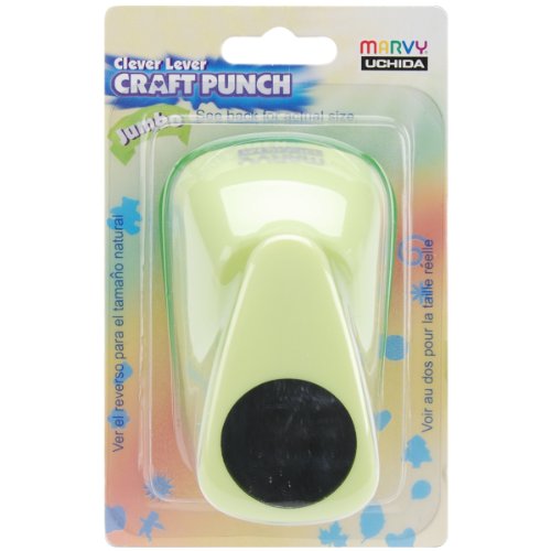 Uchida LV-JCP51 Clever Lever Jumbo Craft Punch, 1-Inch Circle