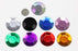 Large Self Adhesive Acrylic Cosplay Gem Flat Back Plastic Stick On Rhinestone for Cosplay Costumes, Scrapbooking, Props, Crafts Embelishments Sticker 1PC (45mm Crystal AB H702)