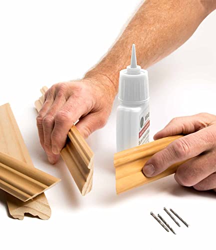 20g Wood Glue, Wood Adhesive, Instantly Strong Adhesive for bonding Wood, Instant Super Glue for Wood, Oak, Wooden Furniture, Wooden Product, Wooden Crafts, Wood Edge