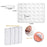 LANDVIDI Silicone Mat for Wax Seal Stamp, Wax Seal Kit，30-Cavity Wax Seal Mold with 300 Double Sided Adhesive Dots Removable Sticky Dots for DIY Craft Adhesive Wax Seal Stickers