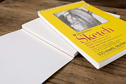 Strathmore 350-9 300 Series Sketch Pad, 9x12, White, 100 Sheets