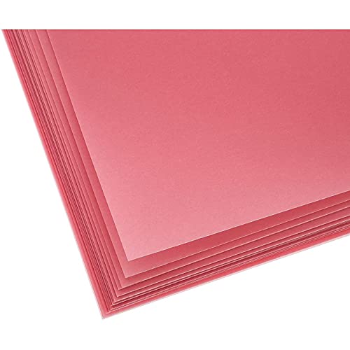 Pink Vellum Paper for Invitations and Tracing (8.5 x 11 in, 50 Sheets)