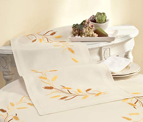 Vervaco Cross Stitch Table Runner Kit Grass 16" x 40"