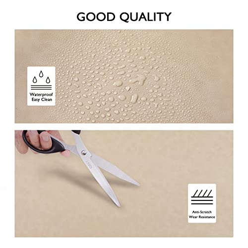 Leather Repair Patch, Self-Adhesive Leather Repair Tape Kit for Couches Furniture Drivers Seat Sofas Car Seats Beige 17x79inch