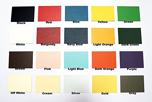 topseller100, Pack of 20 Mixed Colors 8x10 Picture Mats Matting with White Core Bevel Cut for 5x7 Pictures