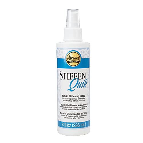 Aleene's 15581 Stiffen-Quick Fabric Stiffening Spray 8oz,Original Version