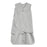 HALO 100% Cotton Sleepsack Swaddle, 3-Way Adjustable Wearable Blanket, TOG 1.5, Heather Grey, Small, 3-6 Months