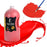 Red Acrylic Paint, 2 Liter Artist Quality Acrylic Paint, over a 1/2 Gallon Bulk Acrylic Paint with Pump Included, Large Acrylic Paint for Professional Artist and Children Alike, Thick Acrylic Paint