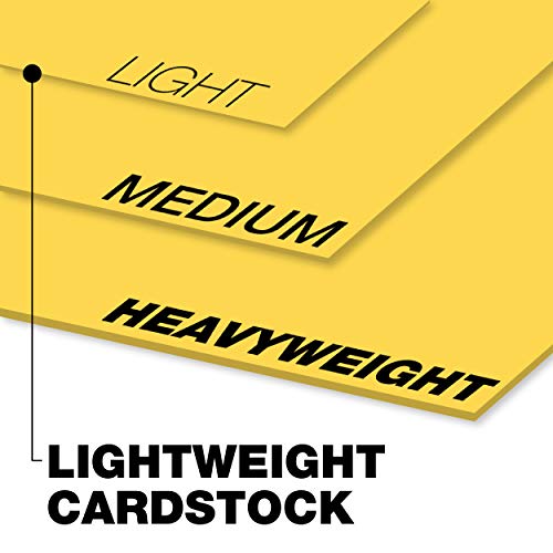 Springhill 8.5” x 11” Goldenrod Yellow Colored Cardstock Paper, 67lb Vellum Bristol, 147gsm, 250 Sheets (1 Ream) – Premium Lightweight Cardstock, Vellum Printer Paper with Textured Finish – 086008R
