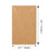 150 Pcs Blank Jewelry Display Cards Kraft Paper Necklace Earring Card Holder for Ear Studs, Earrings, Necklaces, 3.5 x 2.4 Inch