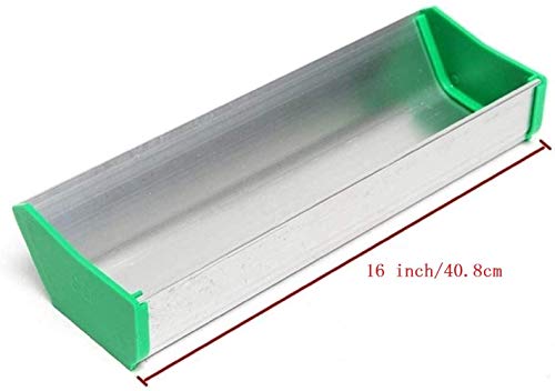 Screen Coater, Aluminum Alloy Scoop Coater, Emulsion Scoop, Durable, Double-Edge Aluminum, 16 Inches, Suitable for Screen Printing (Green)