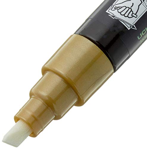 UCHIDA Gold Metallic Bistro Chalk Marker, 1 Count (Pack of 1)