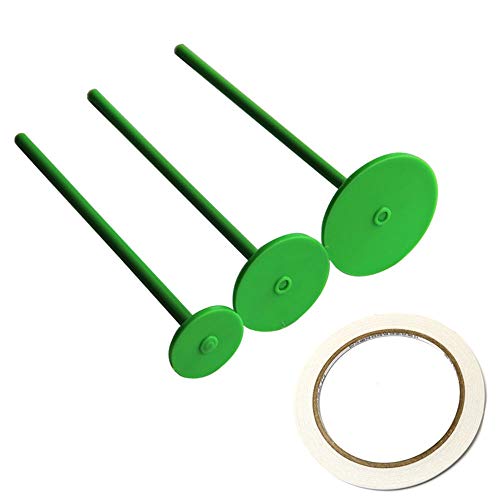 PZRT 4Pcs/Set 5D DIY Diamond Painting Tool Set for Handmade Diamond Embroidery (3 Drill Wheel, 1 Double-Sided Tape)