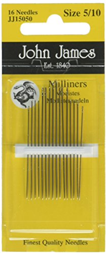 Colonial Needle 16 Count John James Milliners/Straw Assorted Needles, Size 5/10