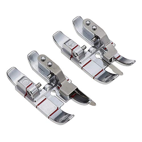 YRDQNCraft Pfaff Sewing Machine Presser Foot Set-Stitch-in-The-Ditch Presser Foot and 1/4 inch (Quarter Inch) with Edge Guide