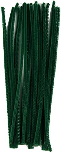 Touch of Nature Chenille Stems 6mmx12" 25/Pkg-Emerald Green