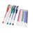 iNee Heat Erase Fabric Marking Pens with 10 Free Refills for Quilting Sewing, 5 Colors Assorted Pack(White, Black, Red, Green, Blue)