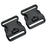 LytHarvest Replacement Buckle System for 2-1/4in Duty Belt, Triple Lock,2-Pack, Black