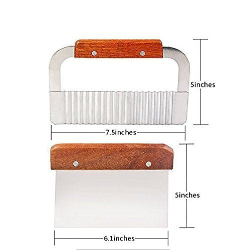Wood Soap Mold Loaf Cutter Mold with 1pcs Wavy & Straight Planer Cutting Tool Set (1 INCHES)