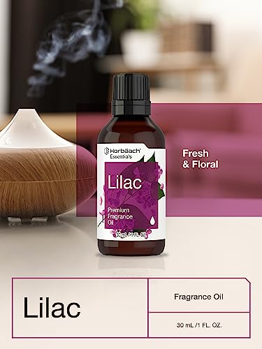 Lilac Fragrance Oil | 1 fl oz (30ml) | Premium Grade | for Diffusers, Candle and Soap Making, DIY Projects & More | by Horbaach