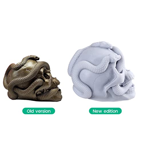 3D Snake Skull Silicone Mold for Resin Large