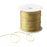 Pengxiaomei 218 Yards/656 Feet Metallic Cord, 2 Spool Metallic Thread Gold Jewelry Thread Silver Craft String Tinsel String Craft Making Cord(0.5mm)