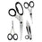Fabric Scissors Professional Sewing Scissors For Fabric Cutting Contains 1 Fabric Scissor 1 Detail Scissor 1 Embroidery Scissor and 1 Thread Scissor White