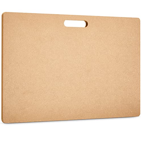 Portable Clay Wedging Board Clay Board with Built in Handle Wooden Mat Mud Board for Clay Crafts Arts Making, 12 x 18 Inch (1 Piece)