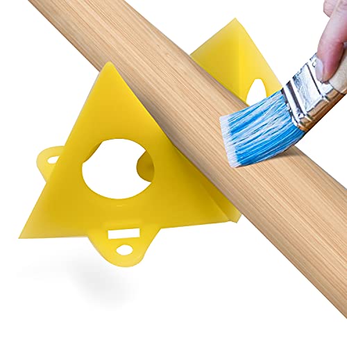 KATA 32pcs Painter's Painting Stands,Mini Cone Paint Stands for Canvas and Door Risers Support,Cabinet Paint Pouring Paint Canvas Stands Elevated for a Clean Paint Job