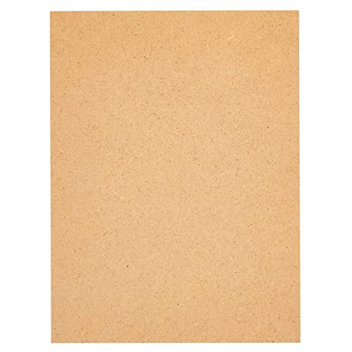 30 Sheets Thin MDF Wood Boards for Crafts, 2mm Medium Density Fiberboard (6 x 8 in, Brown)