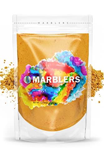 MARBLERS Cosmetic Grade Mica Powder Colorant [Boutique Gold] 3oz (85g) Metallic Pigment Dye | Sparkle, Luster, Pearl | Festival, Party Makeup | Nail, Eyeshadow | Resin, Soap | Non- Toxic, Vegan