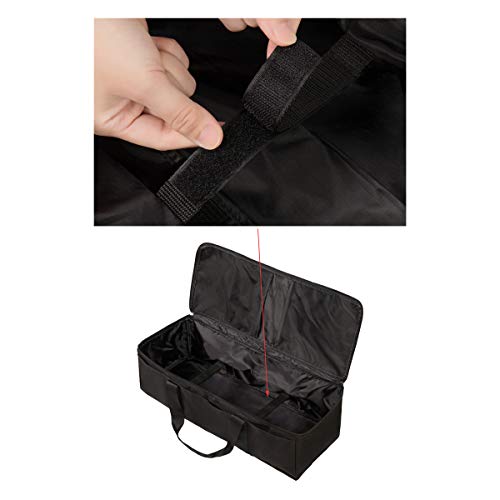CACTIYE Carrying Bag Compatible with Cricut Explore Air and Maker, Waterproof Tote Bag Compatible with Cricut Explore Air and Supplies (Black, 1+1)