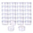 BENECREAT 30 Pack Round Clear Plastic Bead Storage Containers Box Case with Flip-Up Lids for Cosmetic Items, Herbs, Tiny Beads, Jewerlry Findings, and Other Small Items - 1.25x0.7 Inch