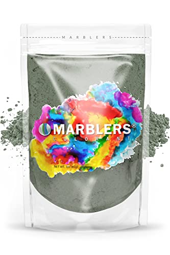MARBLERS Cosmetic Grade Mica Powder Colorant [Khaki] 3oz (85g) Metallic Pigment Dye | Sparkle, Luster, Pearl | Festival, Party Makeup | Nail, Eyeshadow | Resin, Soap | Non- Toxic, Vegan