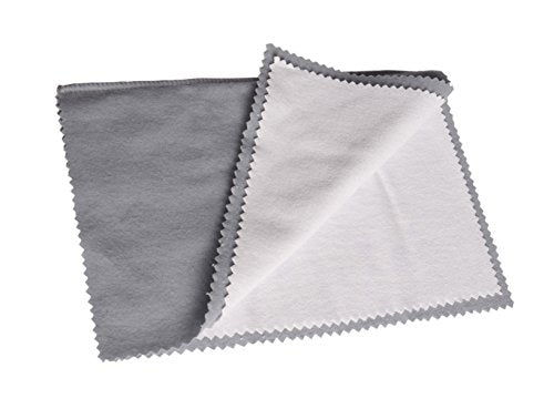 Pro Size Polishing Cleaning Cloth Pure Cotton Made in USA for Gold, Silver, and Platinum Jewelry, Eco Friendly Large Cleaner Cloth 11 x 14 in. Keeps Jewelry Clean and Shiny