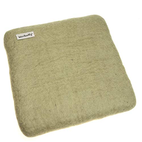 Woolbuddy Needle Felting Pad, Needle Felting Mat, Needle Felting Supplies, Foam Pad Alternative, Wool Felting Mat, Made of Felting Wool, For Needle Felting, Wet Felting and 3D Felting, 10inx10inx1.5in