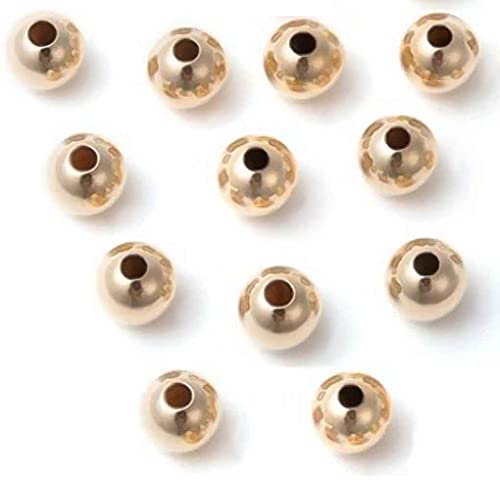 uGems 5mm Gold Filled Bead with .060" Hole (12)